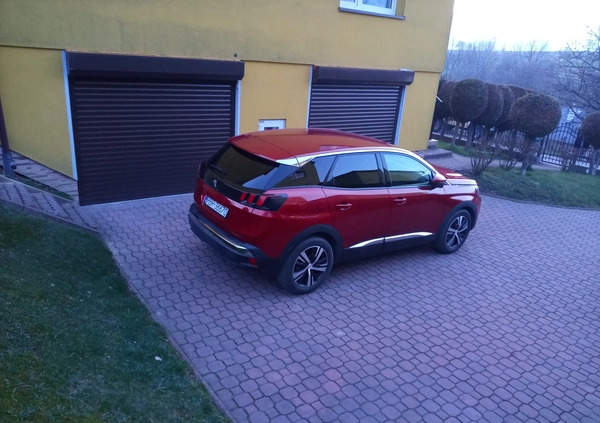 Peugeot 3008 cena 88000 przebieg: 52000, rok produkcji 2018 z Brzozów małe 106